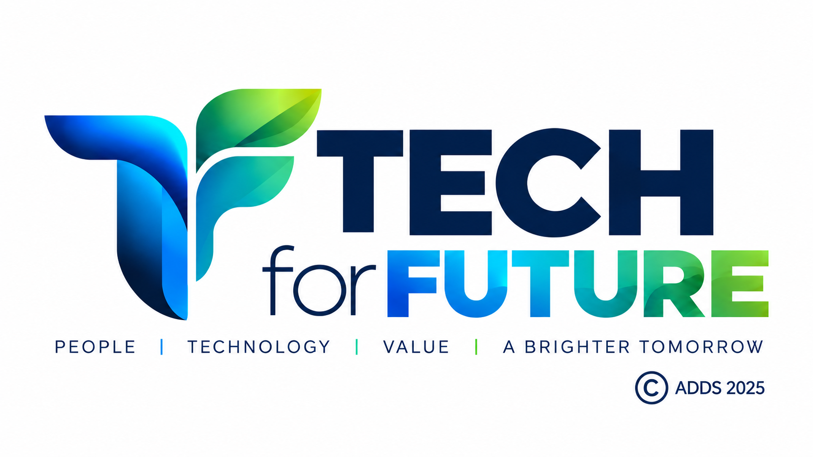 Logo modern TECH for FUTURE